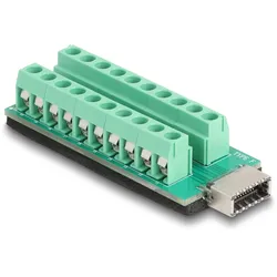 Delock USB-Adapter - 20-polige Klemmleiste zu 20-polig USB Typ E (W)