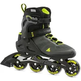 Rollerblade Macroblade 80 Inlineskate, Black/Lime, 290
