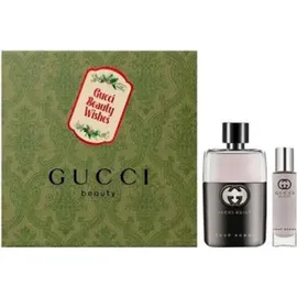 GUCCI Guilty Pour Homme Eau de Toilette 90 ml + Deo Stick 75 ml + Shower Gel 50 ml Geschenkset 1