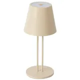 LINDBY LED Janea Dimmbar (spritzwassergeschützt (Modern) in Creme aus Metall 1-flammig