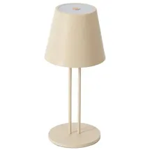 LINDBY LED Janea Dimmbar (spritzwassergeschützt (Modern) in Creme aus Metall 1-flammig