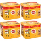 PEDIGREE Nassfutter für Hunde Gelee Dose Rind Huhn Alleinfuttermittel 16x400g