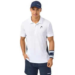 Head Tennis-Polo Slice (feuchtigkeitsabsorbierend) 2025 weiss Herren