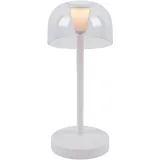 Müller-Licht LED-Akku-Tischleuchte 27700204, dimmbar, 2500K, warmweiß, weiß