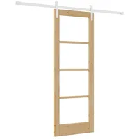 vidaXL Haustür Schiebetür ORKDAL Natur 73,5 x 198,5 cm (1-St)
