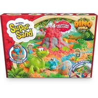 SUPER SAND Goliath Dino World, Magischer Sand für Kinder ab 3 Jahren, Kreativer Spielsand für drinnen