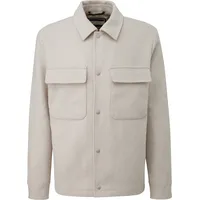QS Overshirt meliert beige XL