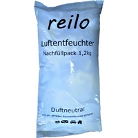 10x 1,2kg reilo Nachfüllpack mit Raum- / Luftentfeuchter Granulat im Vliesbeutel