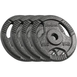 rebel electro Lastengarnitur Gusseisen Gewichtssatz 20 kg schwarz