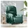 vidaXL Massagesessel Elektrisch Dunkelgrün Samt 144,5 x 82 x 0 cm