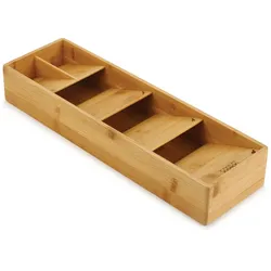 Joseph Joseph - DrawerStore Bamboo Besteck Organizer, kompakt