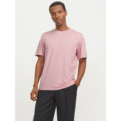 Jack & Jones Rundhalsshirt »JJEPAULOS TEE SS CREW NECK NOOS«, mit Logo Stickerei Jack & Jones Pink Nectar Detail:Melange S