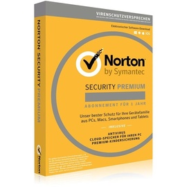 NortonLifeLock Norton Security Premium 3.0 10 Geräte PKC DE Win Mac Android iOS