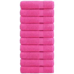 10er-Set Premium-Handtücher SOLUND Rosa 50x100 cm – Flauschig & hochwertig