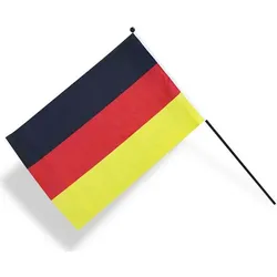 Kleine Deutschlandfahne mit Haltestab - OS