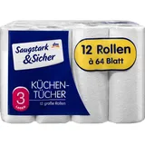 Küchentücher Classic 3-lagig (12x64 Blatt)