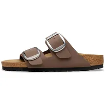 Birkenstock Unisex-Hausschuhe 1032081 Arizona Big Buckle Größe 39 Mocca - 39 EU
