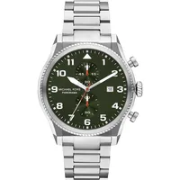 Michael Kors Chronograph Edelstahl silber Herren
