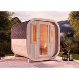 FinnTherm ScandiCube Comfort inkl. 9 kW Ofen + int. Steuerung