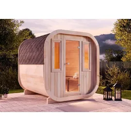 FinnTherm ScandiCube Comfort inkl. 9 kW Ofen + int. Steuerung