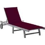 vidaXL Sonnenliege 115 x 65 x 85 cm Grau