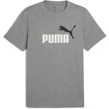 Puma ESS 2 Color No. 1 Logo Tee grau XL