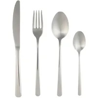 Russell Hobbs COMBO-2151 Vienna Deluxe Cutlery Set, 48 Piece, Stainless Steel, 12 Places, Mirror Finish, Dinnerware, New Home Gift, Stainless Steel, 15 Year Warranty, Black