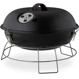 Relaxdays Kugelgrill schwarz