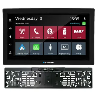Blaupunkt Rotterdam 600 DAB + RVC 4.1KH - Doppel-DIN MP3-Autoradio mit Touchscreen/Bluetooth/USB