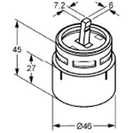 Kludi Kartusche 46 mm Mischkartusche