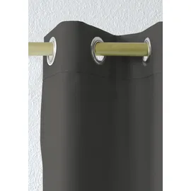 APELT Vorhang APELT "4362 Rips Uni" Gr. 1, schwarz, B:130cm H:245cm, Jacquard, Baumwolle, Polyester, Gardinen, Wasser- und Schmutzabweisend