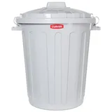Curver 04128-Y25-41 Abfalltonne Oscar, Plastik, grau, 40 x 35 x 45 cm