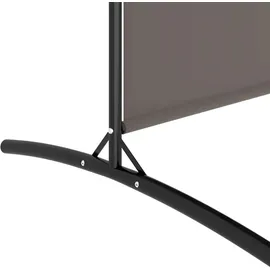 vidaXL 4-tlg. Paravent Anthrazit 698x180 cm Stoff