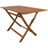 ab:stil.art.moebel Balkontisch Gartentisch 120 x 70 x 73 cm Beige