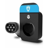 Parkwächter E1 Kabel-Organizer mit Schloss, Docking-Station für EV Ladekabel-Stecker Typ 2, Ladestation Kabel-Wandhalter, E-Auto Kabelhalter, Kindersicherung und Diebstahlsicherung