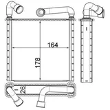 mahle Wärmetauscher, Innenraumheizung