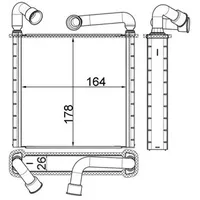 mahle Wärmetauscher, Innenraumheizung