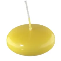 Kopschitz Kerzen Schwimmkerze Zitrone 26 x Ø 4,2 cm 8 St. gelb