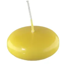 Kopschitz Kerzen Schwimmkerze Zitrone 26 x Ø 4,2 cm 8 St. gelb