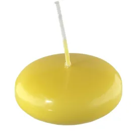 Kopschitz Kerzen Schwimmkerze Zitrone 26 x Ø 4,2 cm 8 St. gelb