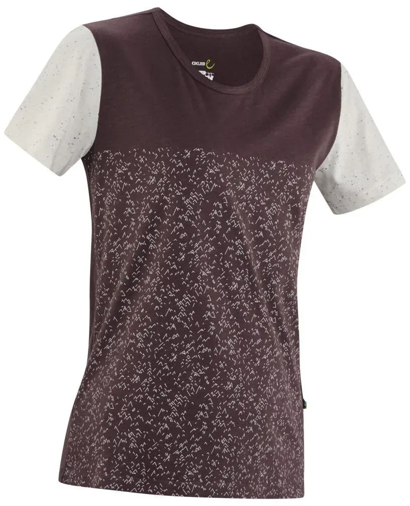 Edelrid Wo Highball T-shirt V dark plum (667) L