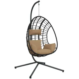 vidaXL Hängesessel Ei-Design Anthrazit