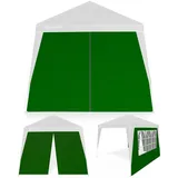 Deuba - 2x Seitenwand Seitenteile Pavillon Faltpavillon 3x3m Capri Partyzelt Gartenzelt Zelt Grün
