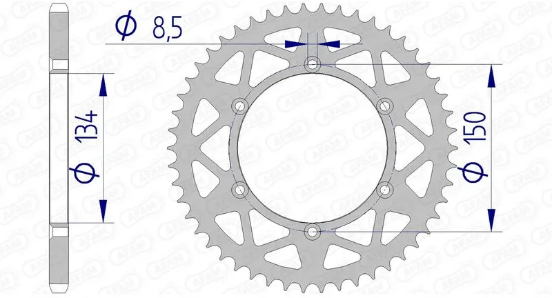 AFAM Krone aus Aluminium 17206520