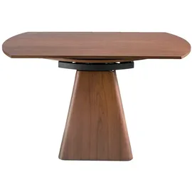 ac angel cerda Angel Cerdá Ausziehbarer Esstisch runde Walnuss 1081 - Braun