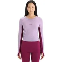 Icebreaker ZoneKnit Sweatshirt Nightshade/Electronpnk/Cb M