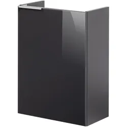 Waschbeckenunterschrank FACKELMANN, grau (anthrazit), Schränke, Badmöbel für Gäste-WC, Breite ca. 45 cm