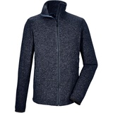 KILLTEC Herren Strickfleecejacke/Fleecejacke mit Stehkragen KOS 328 MN FLX JCKT, dunkelblau, XL,