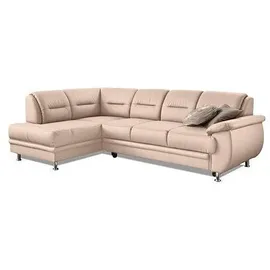 sit&more Ecksofa »Mailand L-Form, B: 250 cm« optional Bettfunktion, beige