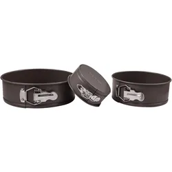 BERGNER - Baking Lovers Set mit 3 Kuchenformen aus Karbonstahl